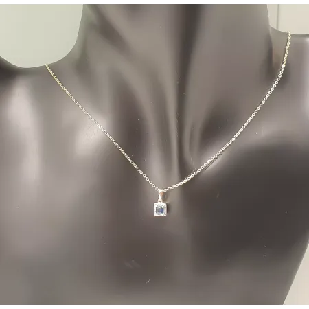 ZŁOTA ZAWIESZKA SZAFIR DIAMENTY PRÓBA 585 ZŁOTA ZAWIESZKA SZAFIR DIAMENTY PRÓBA 585