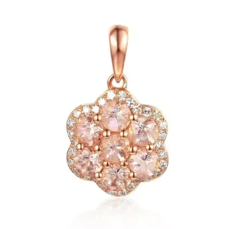 ZAWIESZKA MORGANIT DIAMENTY PRÓBA 585 NA PREZENT ZAWIESZKA MORGANIT DIAMENTY PRÓBA 585 NA PREZENT