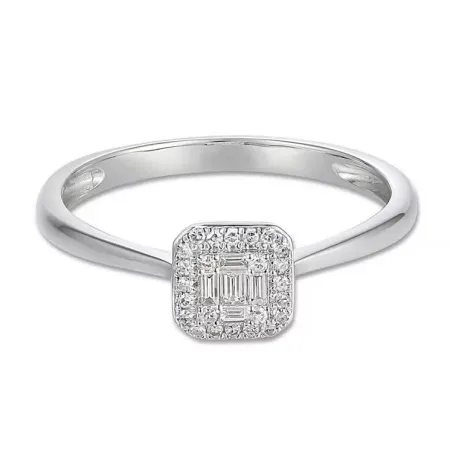 ELEGANCKI PIERŚCIONEK DIAMENTY GRAWER BIAŁE ZŁOTO ELEGANCKI PIERŚCIONEK DIAMENTY GRAWER BIAŁE ZŁOTO