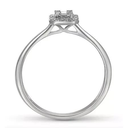 ELEGANCKI PIERŚCIONEK DIAMENTY GRAWER BIAŁE ZŁOTO ELEGANCKI PIERŚCIONEK DIAMENTY GRAWER BIAŁE ZŁOTO