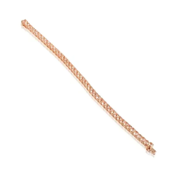 BRANSOLETKA MORGANITY PRÓBA 585 RÓŻOWE ZŁOTO 18cm