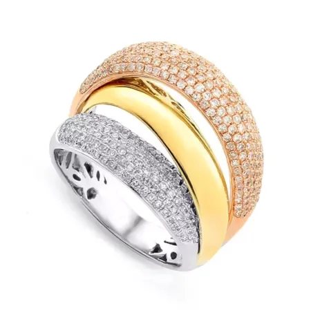 ZŁOTY ELEGANCKI 585 PIERŚCIONEK DIAMENTY GRAWER ZŁOTY ELEGANCKI 585 PIERŚCIONEK DIAMENTY GRAWER