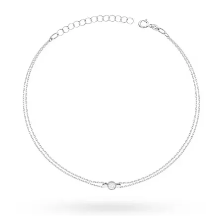 Złota Elegancka Bransoletka Brylant Próba 585 Złota Elegancka Bransoletka Brylant Próba 585
