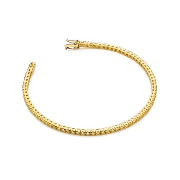 Złota Bransoletka 585 Brylanty 1,07ct Prezent