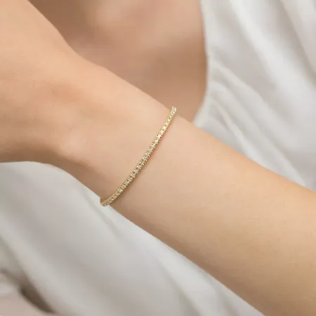 Złota Bransoletka 585 Brylanty 1,07ct Prezent Złota Bransoletka 585 Brylanty 1,07ct Prezent
