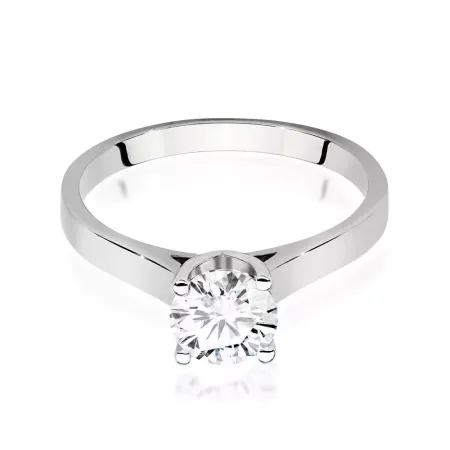 Pierścionek w Białym Złocie Diament 1.00ct Grawer Pierścionek w Białym Złocie Diament 1.00ct Grawer