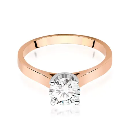 Pierścionek w Białym Złocie Diament 1.00ct Grawer Pierścionek w Białym Złocie Diament 1.00ct Grawer