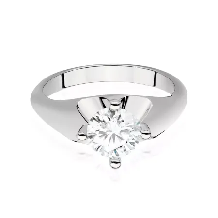 Pierścionek 585 Brylant 1,00ct Białe Złoto Grawer Pierścionek 585 Brylant 1,00ct Białe Złoto Grawer