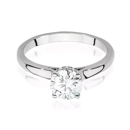 Pierścionek w Białym Złocie pr 585 Brylanty 1,07ct Pierścionek w Białym Złocie pr 585 Brylanty 1,07ct