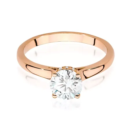 Pierścionek w Białym Złocie pr 585 Brylanty 1,07ct Pierścionek w Białym Złocie pr 585 Brylanty 1,07ct