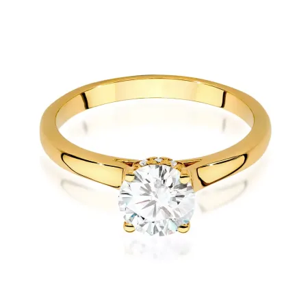 Pierścionek w Białym Złocie pr 585 Brylanty 1,07ct Pierścionek w Białym Złocie pr 585 Brylanty 1,07ct