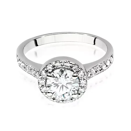 Złoty Zaręczynowy Pierścionek Brylanty 1,37ct Złoty Zaręczynowy Pierścionek Brylanty 1,37ct