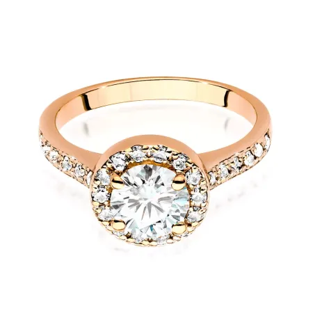 Złoty Zaręczynowy Pierścionek Brylanty 1,37ct Złoty Zaręczynowy Pierścionek Brylanty 1,37ct