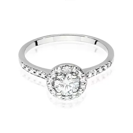 Pierścionek 585 Brylanty 0.74ct Białe Złoto Grawer Pierścionek 585 Brylanty 0.74ct Białe Złoto Grawer