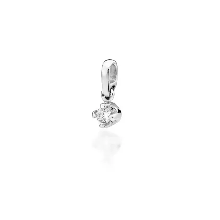 Złota Zawieszka 585 z Brylantem 0,10ct Prezent