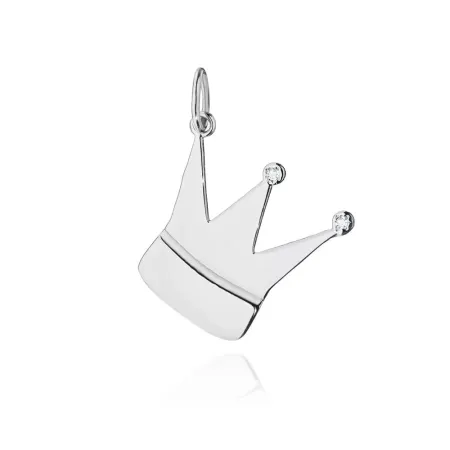 Złota Zawieszka Korona Diamenty pr 585 Złota Zawieszka Korona Diamenty pr 585