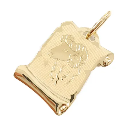 ZŁOTA ZAWIESZKA 585 ZNAK ZODIAKU BARAN ZŁOTA ZAWIESZKA 585 ZNAK ZODIAKU BARAN