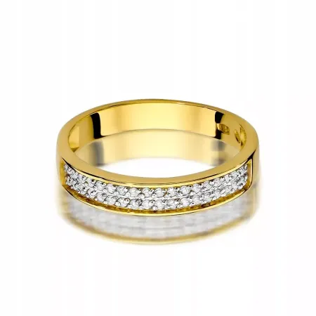 Pierścionek Białe Złoto 585 Brylant 0,18ct Grawer Pierścionek Białe Złoto 585 Brylant 0,18ct Grawer