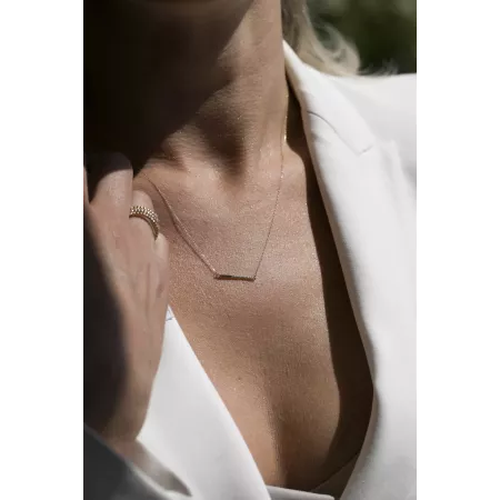 Naszyjnik Celebrytka Diamenty Próba 585 Grawer Naszyjnik Celebrytka Diamenty Próba 585 Grawer