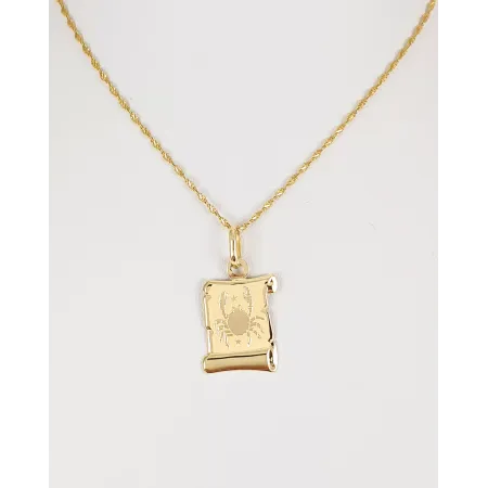 ZŁOTA ZAWIESZKA 585 ZNAK ZODIAKU RAK 