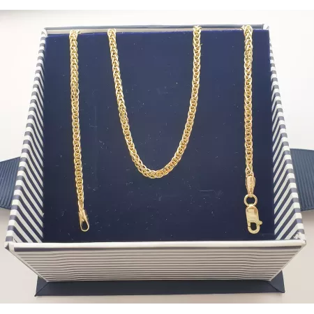 ZŁOTY 585 ŁAŃCUSZEK 55cm LISI OGON ZŁOTY 585 ŁAŃCUSZEK 55cm LISI OGON