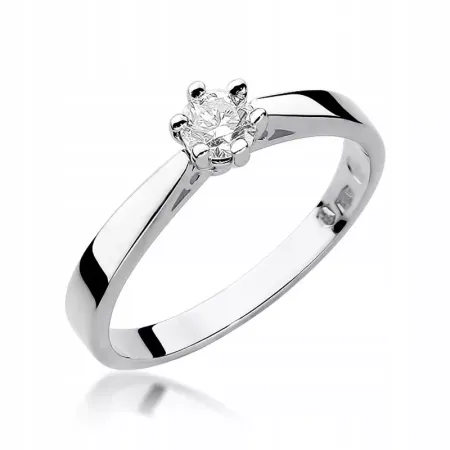 Pierścionek Złoty 14K Zaręczynowy Brylant 0,25ct Pierścionek Złoty 14K Zaręczynowy Brylant 0,25ct