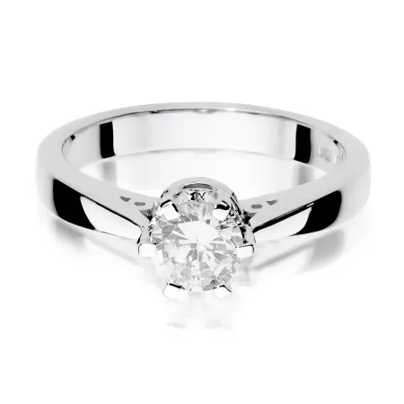 Pierścionek 14K Brylant 1,00ct Białe Złoto Grawer Pierścionek 14K Brylant 1,00ct Białe Złoto Grawer