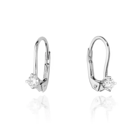 Kolczyki Złote z Diamentem 0,20ct Próba 585 Kolczyki Złote z Diamentem 0,20ct Próba 585
