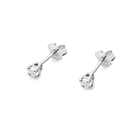 Delikatne Złote 585 Kolczyki z Diamentami Delikatne Złote 585 Kolczyki z Diamentami