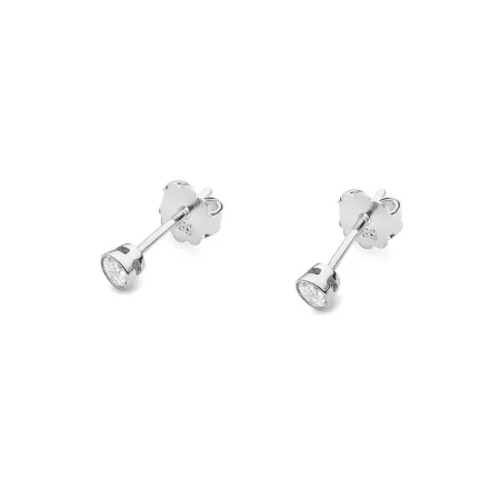 Złote Kolczyki Diamenty 0,20ct Próba 585 Sztyft