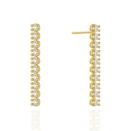 Eleganckie Kolczyki Diamenty 0,80ct Białe Złoto Eleganckie Kolczyki Diamenty 0,80ct Białe Złoto