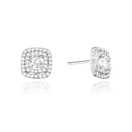 Złote Kolczyki z Brylantami 1,0ct Sztyft Próba 585 Złote Kolczyki z Brylantami 1,0ct Sztyft Próba 585