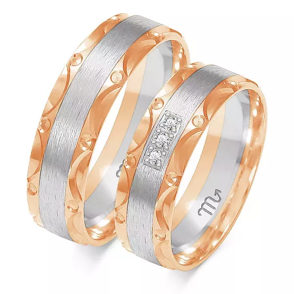 ZŁOTE OBRĄCZKI 14K Z SOCZEWKĄ 6mm BRYLANT A-230