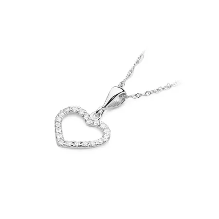 ZAWIESZKA 585 SERCE DIAMENTY 0,28ct BIAŁE ZŁOTO ZAWIESZKA 585 SERCE DIAMENTY 0,28ct BIAŁE ZŁOTO