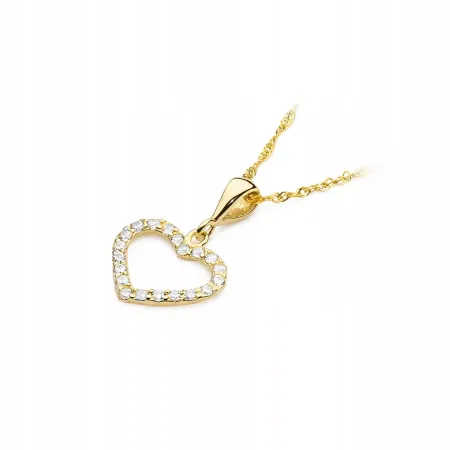 ZAWIESZKA 585 SERCE DIAMENTY 0,28ct BIAŁE ZŁOTO ZAWIESZKA 585 SERCE DIAMENTY 0,28ct BIAŁE ZŁOTO