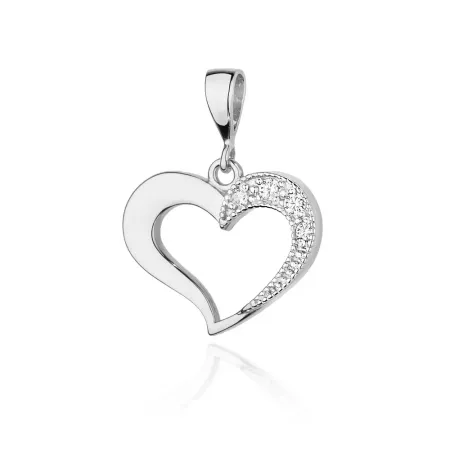 ZŁOTA ZAWIESZKA SERCE DIAMENTY PRÓBA 585 ZŁOTA ZAWIESZKA SERCE DIAMENTY PRÓBA 585