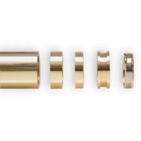 ZŁOTE OBRĄCZKI 14K ŚLUBNE BRYLANT 5mm O-369