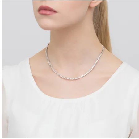 Naszyjnik Brylanty Białe Złoto 4,56ct Próba 585 Naszyjnik Brylanty Białe Złoto 4,56ct Próba 585