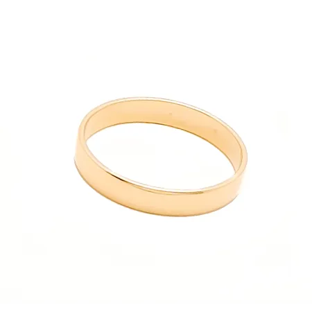 ZŁOTA OBRĄCZKA PÓLOKRĄGŁA KLASYCZNA 585 3mm GRAWER