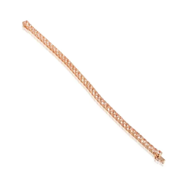 BRANSOLETKA MORGANITY PRÓBA 585 RÓŻOWE ZŁOTO 18cm
