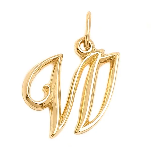 ZŁOTA ZAWIESZKA LITERKA W id Z1022