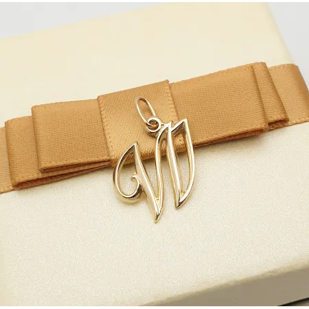 ZŁOTA ZAWIESZKA LITERKA W id Z1022