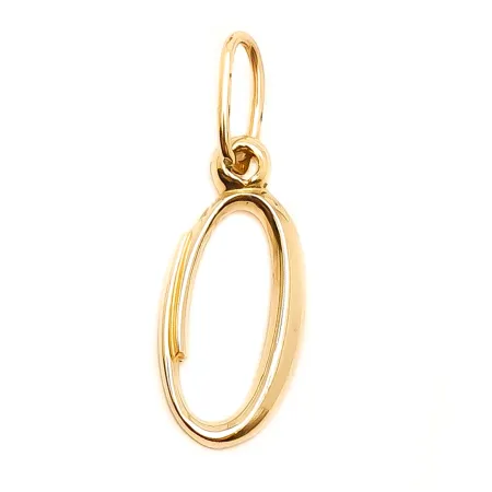 ZŁOTA ZAWIESZKA LITERKA O id Z1415