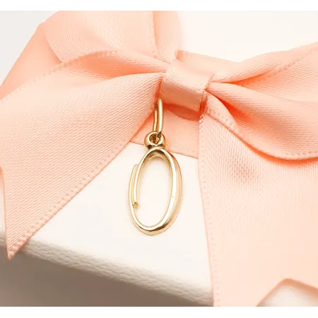 ZŁOTA ZAWIESZKA LITERKA O id Z1415