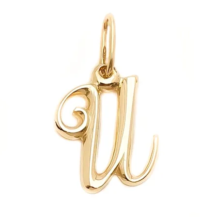 ZŁOTA ZAWIESZKA 585 LITERKA U