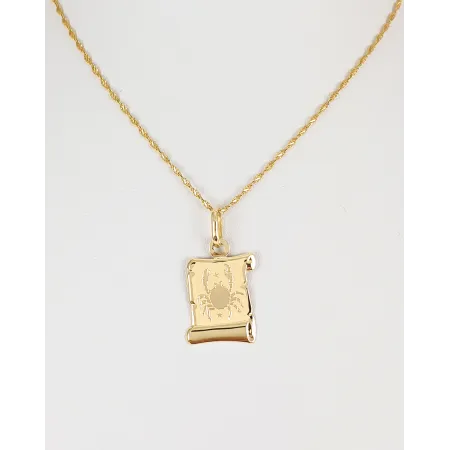 ZŁOTA 585 ZAWIESZKA ZNAK ZODIAKU RAK ZŁOTA 585 ZAWIESZKA ZNAK ZODIAKU RAK