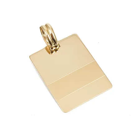 Złota Zawieszka Blaszka Grawer pr.585 Złota Zawieszka Blaszka Grawer pr.585