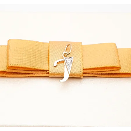 ZŁOTA ZAWIESZKA 585 LITERKA I z Cyrkonią 