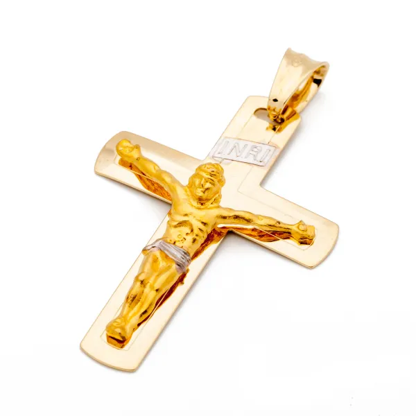 ZŁOTY KRZYŻYK 585 PEŁNE ZŁOTO 
