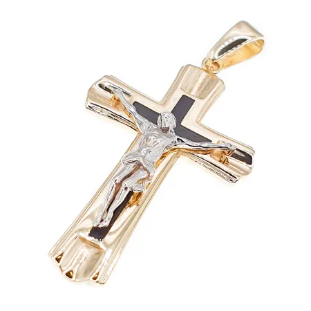Złoty Krzyżyk z Panem Jezusem Próba 585